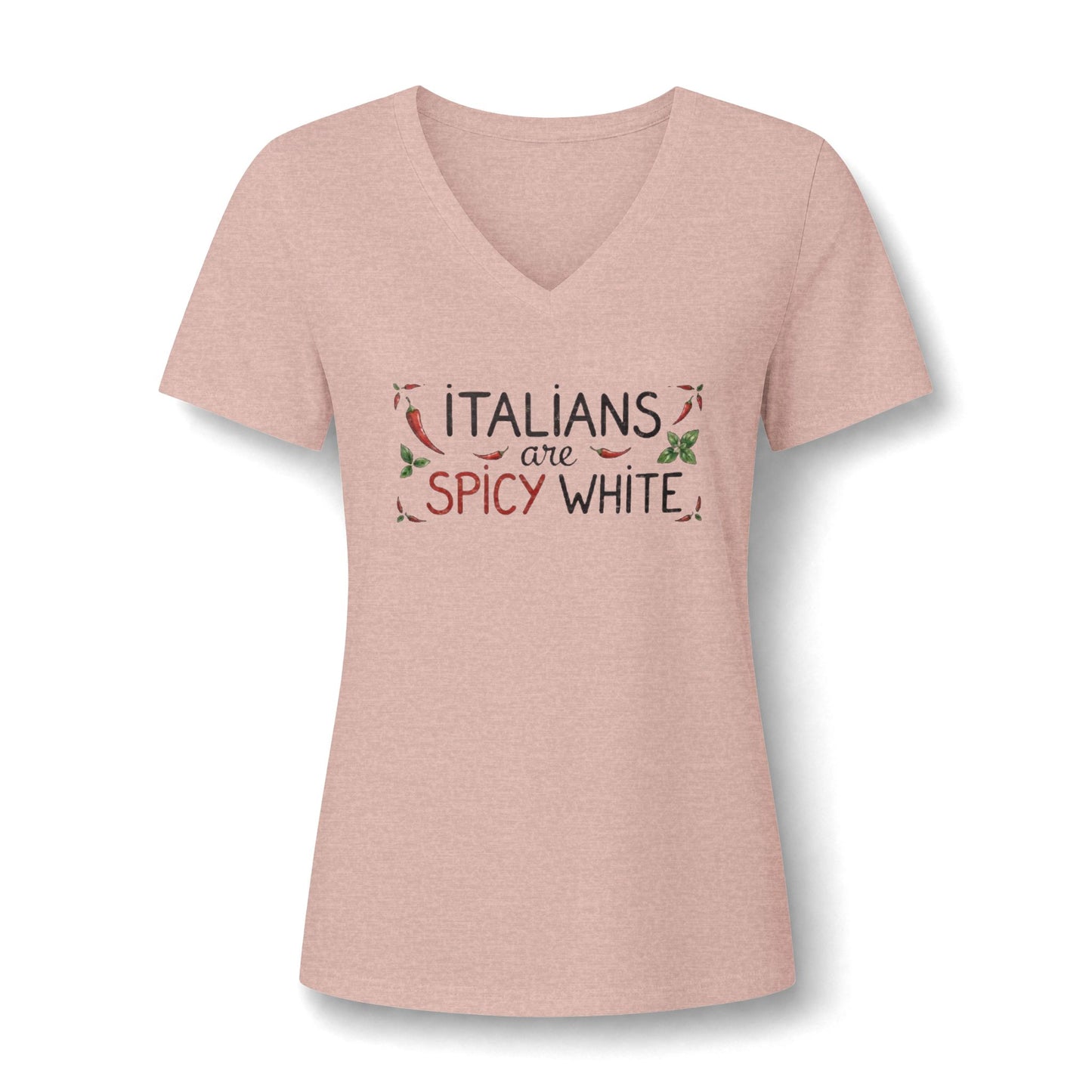 Lisa 2 Women's Relaxed Heather CVC V-Neck Tee