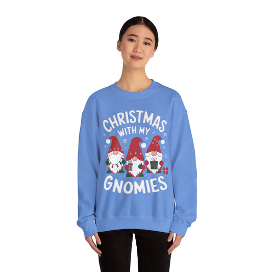 Christmas with my Gnomies Unisex Heavy Blend™ Crewneck Sweatshirt