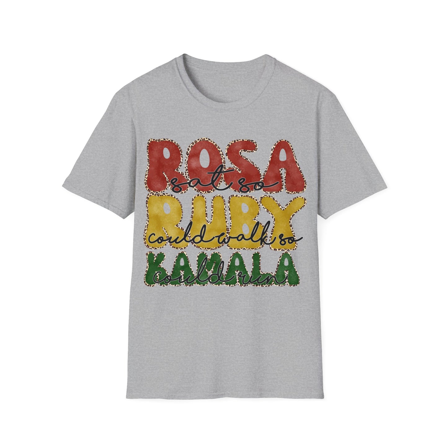 Rosa sat...Unisex Softstyle T-Shirt