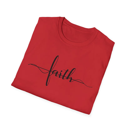 Faith horizontal -Inspired Unisex Softstyle T-Shirt, Inspirational Tee