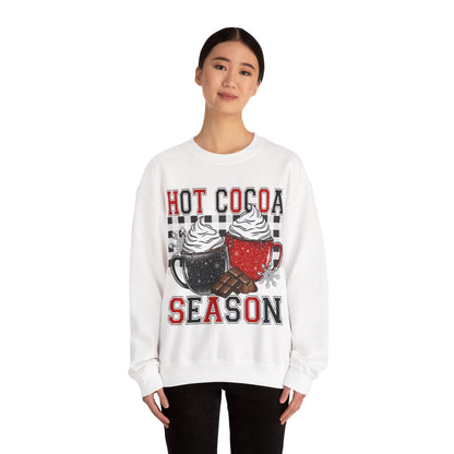 Hot Cocoa Season Unisex Heavy Blend™ Crewneck Sweatshirt