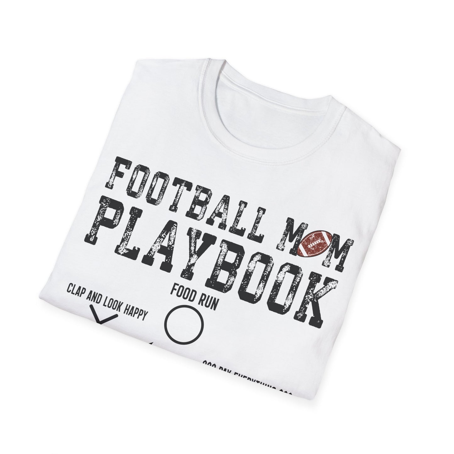 Football Mom Playbook Unisex Softstyle T-Shirt