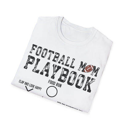 Football Mom Playbook Unisex Softstyle T-Shirt