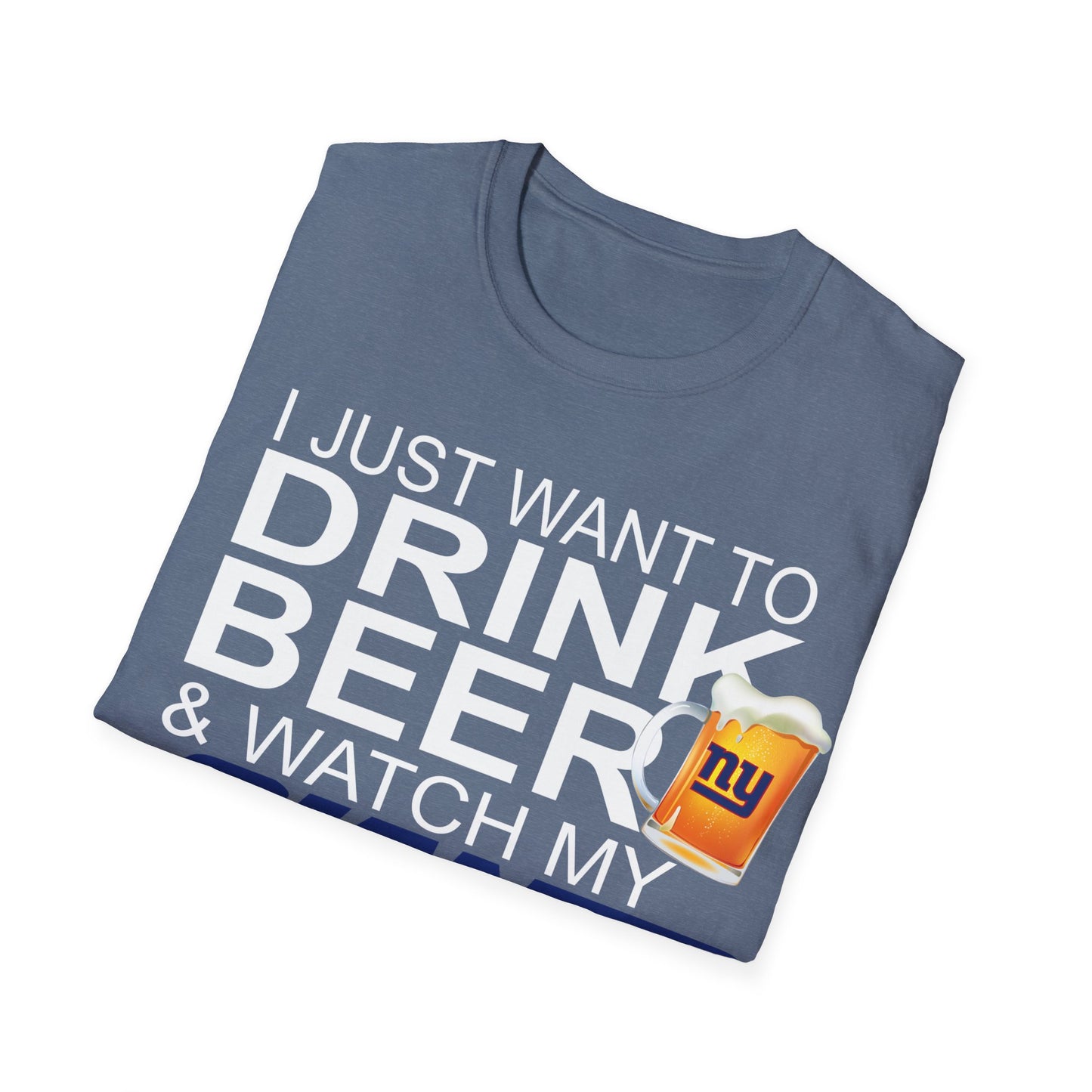 Drink beer ny Unisex Softstyle T-Shirt