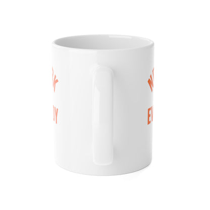 New York vs Everybody White Ceramic Mug, 11oz