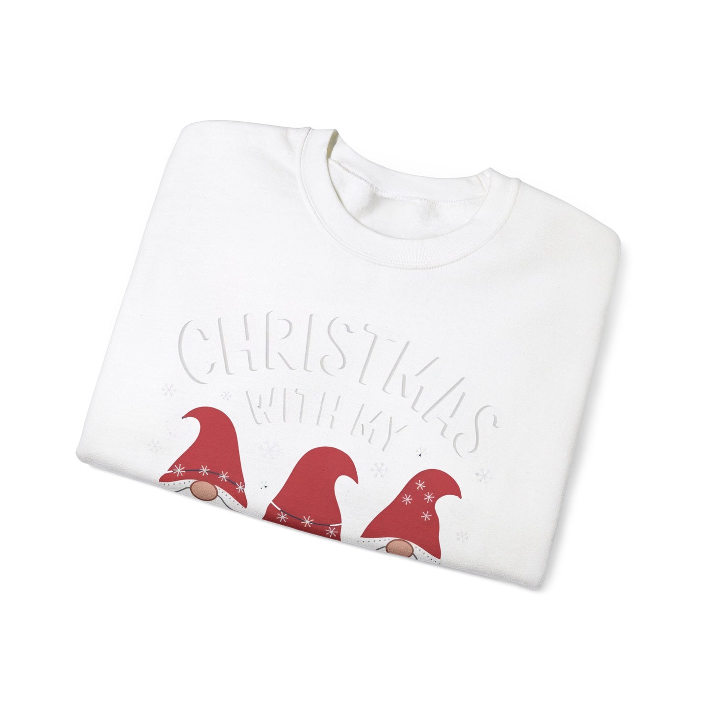 Christmas with my Gnomies Unisex Heavy Blend™ Crewneck Sweatshirt