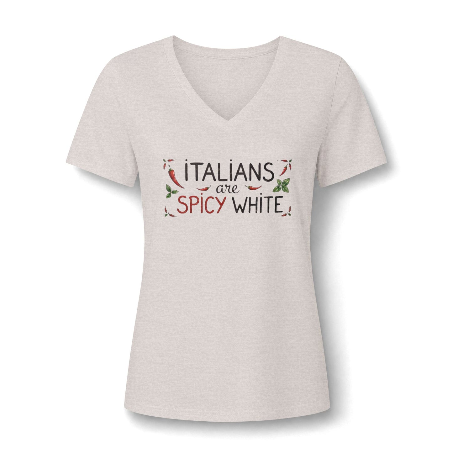 Lisa 2 Women's Relaxed Heather CVC V-Neck Tee