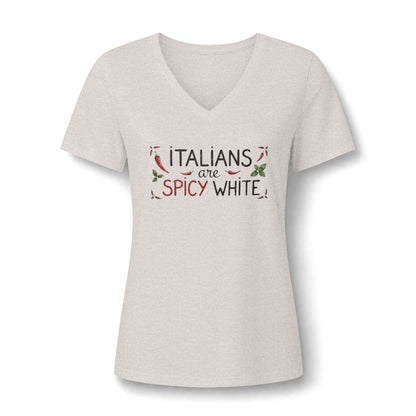 Lisa 2 Women's Relaxed Heather CVC V-Neck Tee
