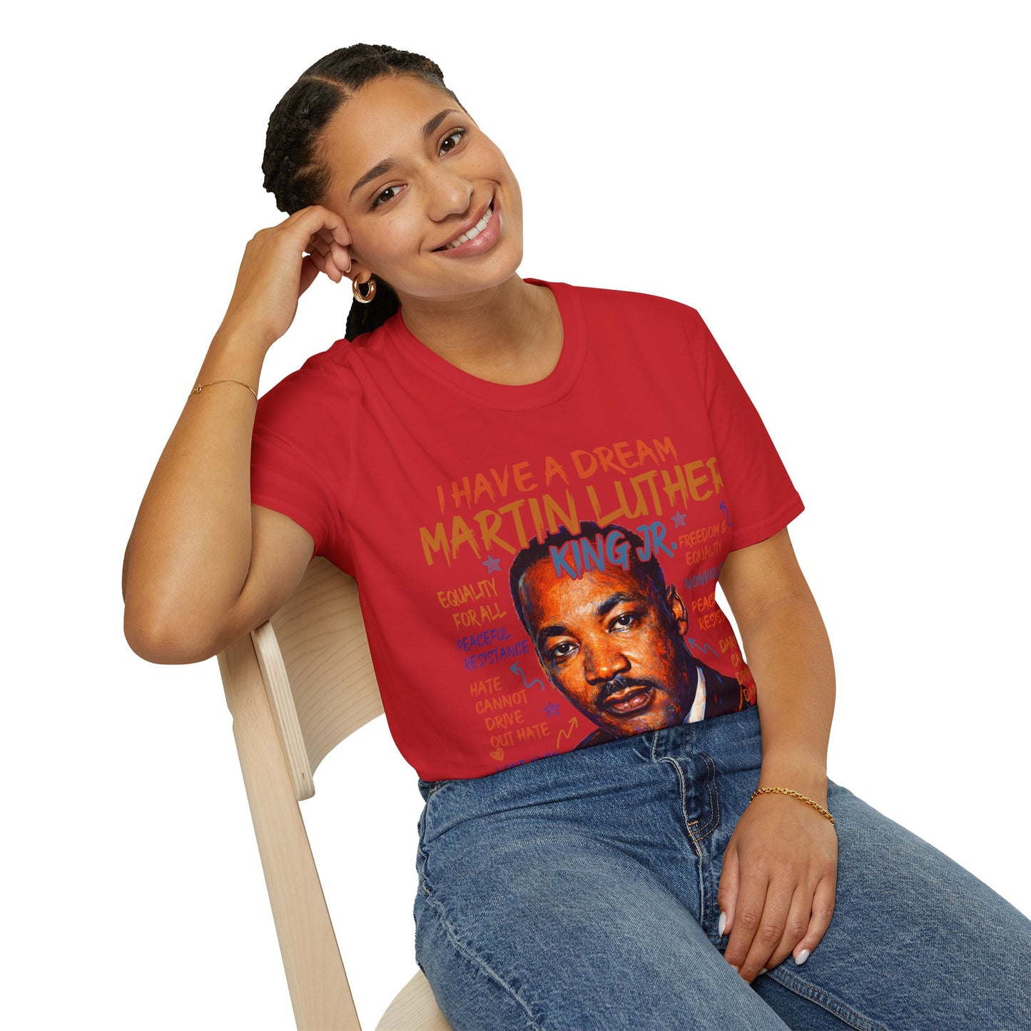 Martin L. King, Jr Unisex Softstyle T-Shirt