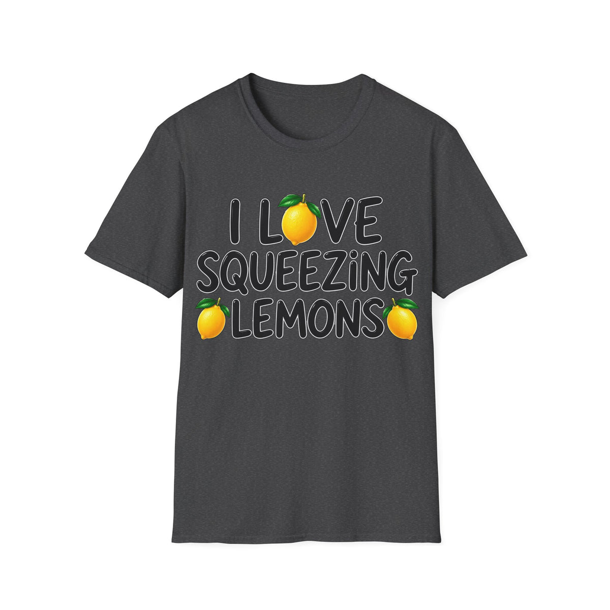 I love squeezing lemons Unisex Softstyle T-Shirt