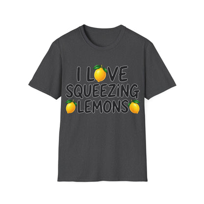 I love squeezing lemons Unisex Softstyle T-Shirt