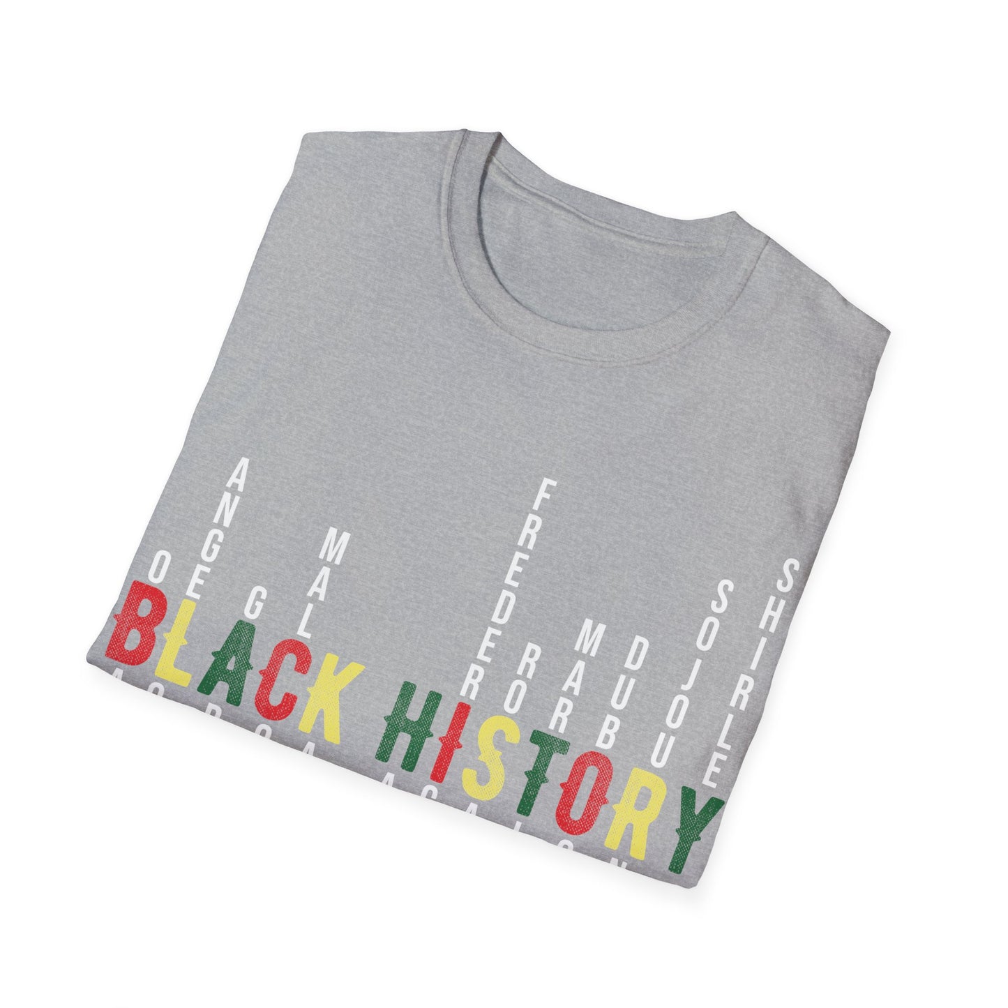 Black history leaders 2 Unisex Softstyle T-Shirt