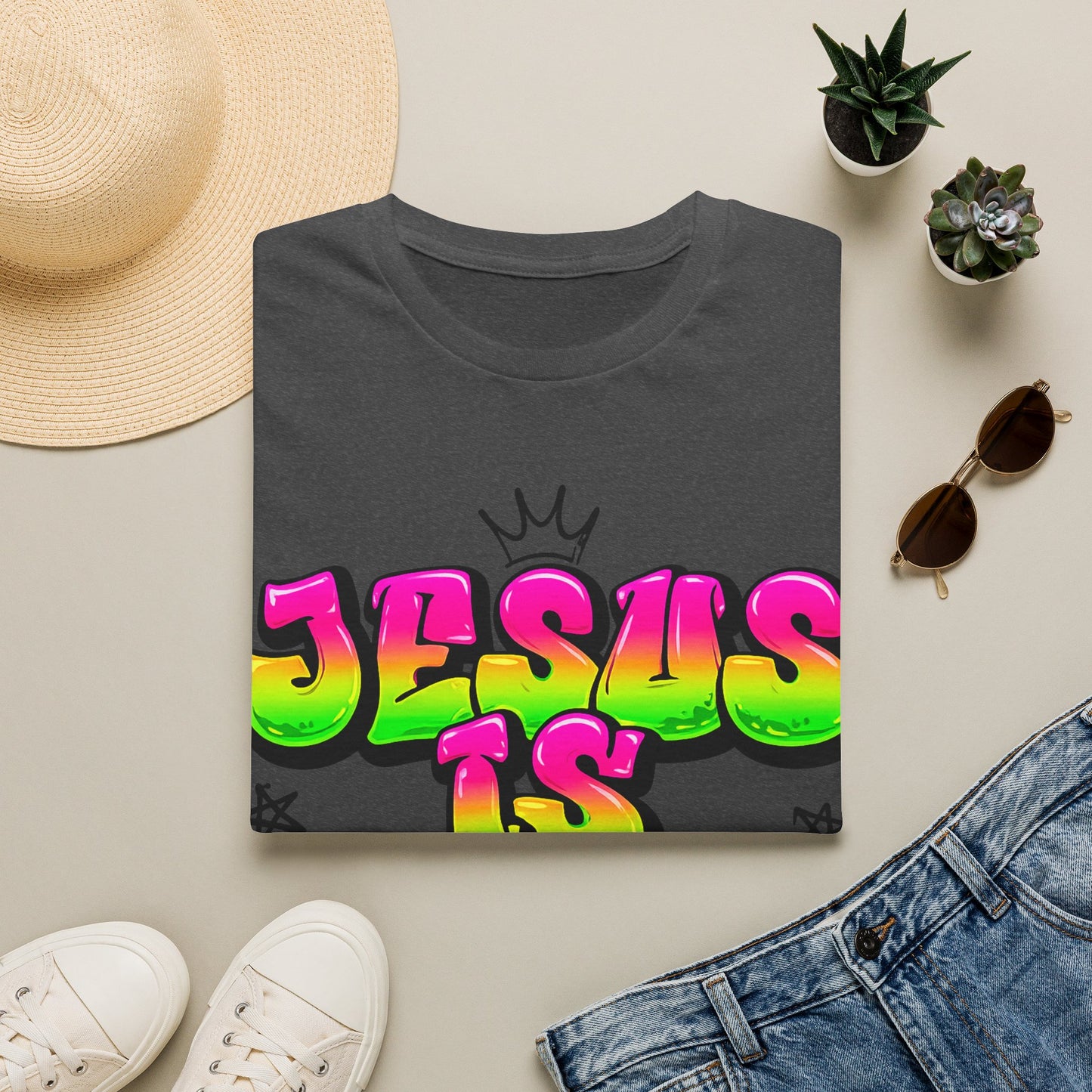 Jesus is King Unisex Softstyle T-Shirt