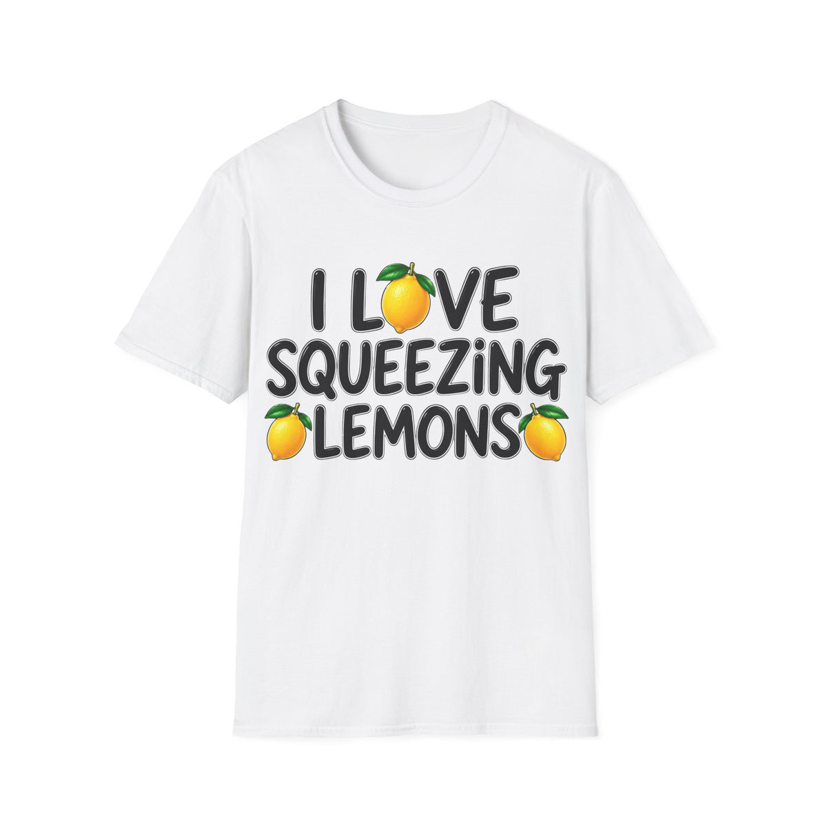 I love squeezing lemons Unisex Softstyle T-Shirt