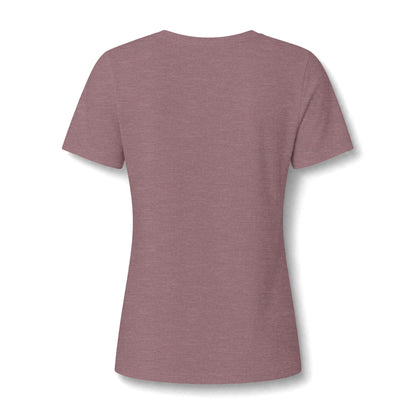 Lisa 2 Women's Relaxed Heather CVC V-Neck Tee