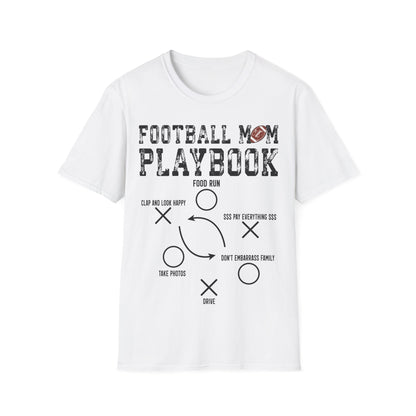 Football Mom Playbook Unisex Softstyle T-Shirt