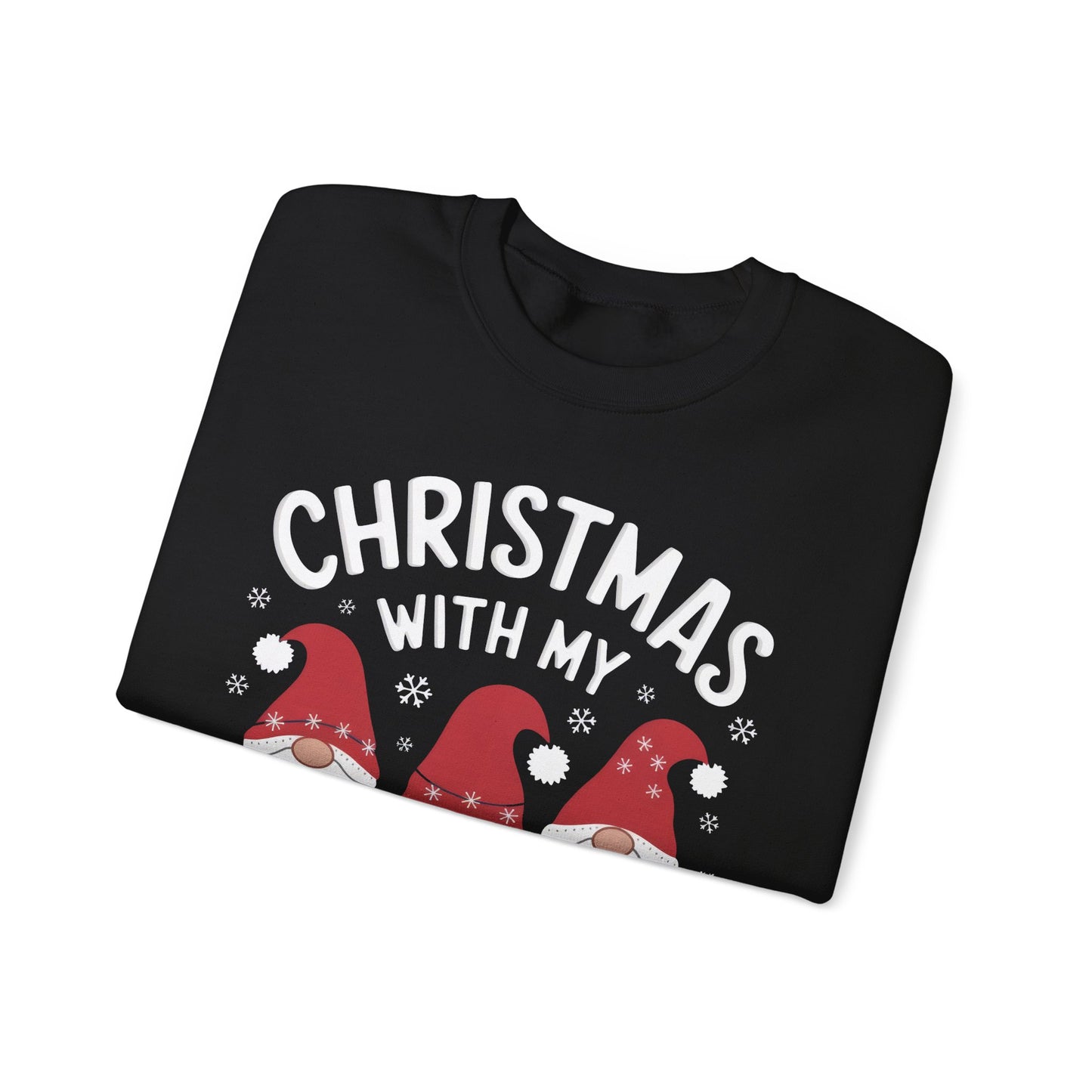 Christmas with my Gnomies Unisex Heavy Blend™ Crewneck Sweatshirt