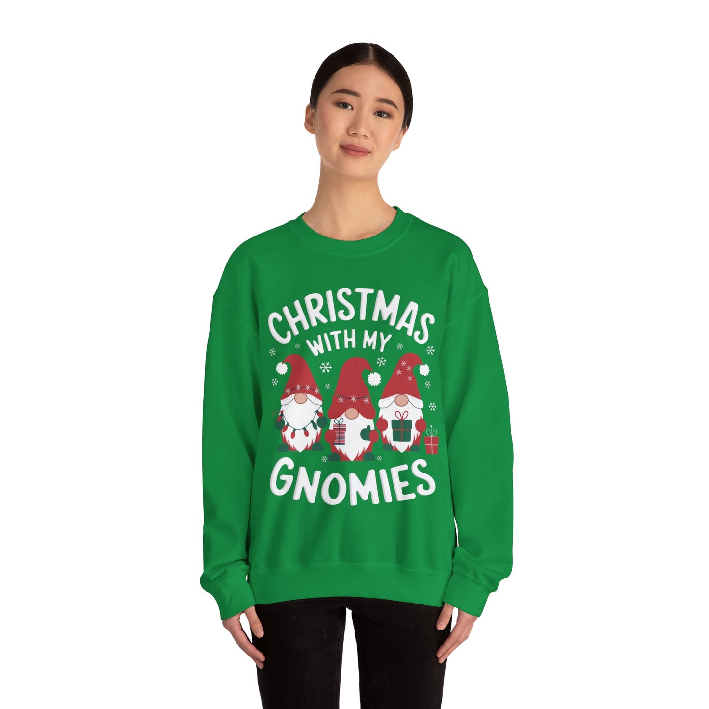 Christmas with my Gnomies Unisex Heavy Blend™ Crewneck Sweatshirt