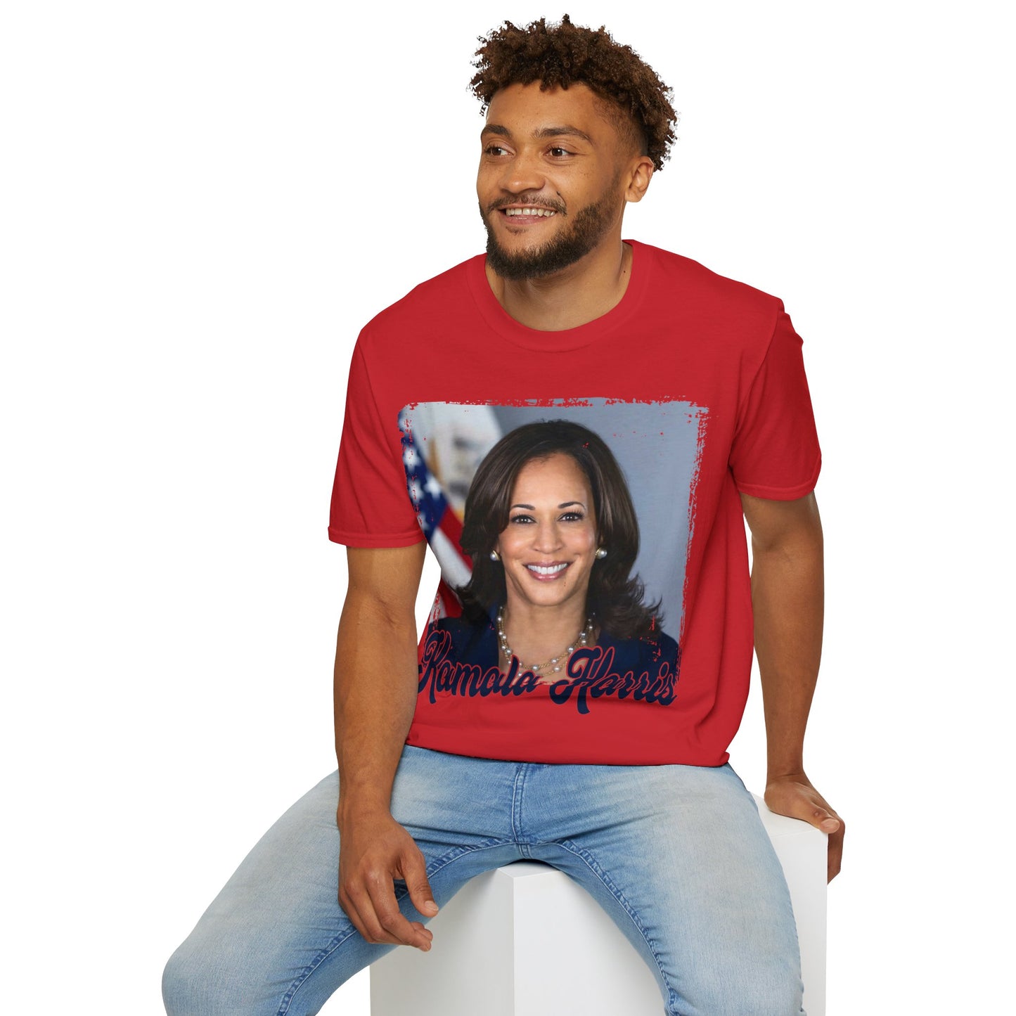 KH portrait Unisex Softstyle T-Shirt