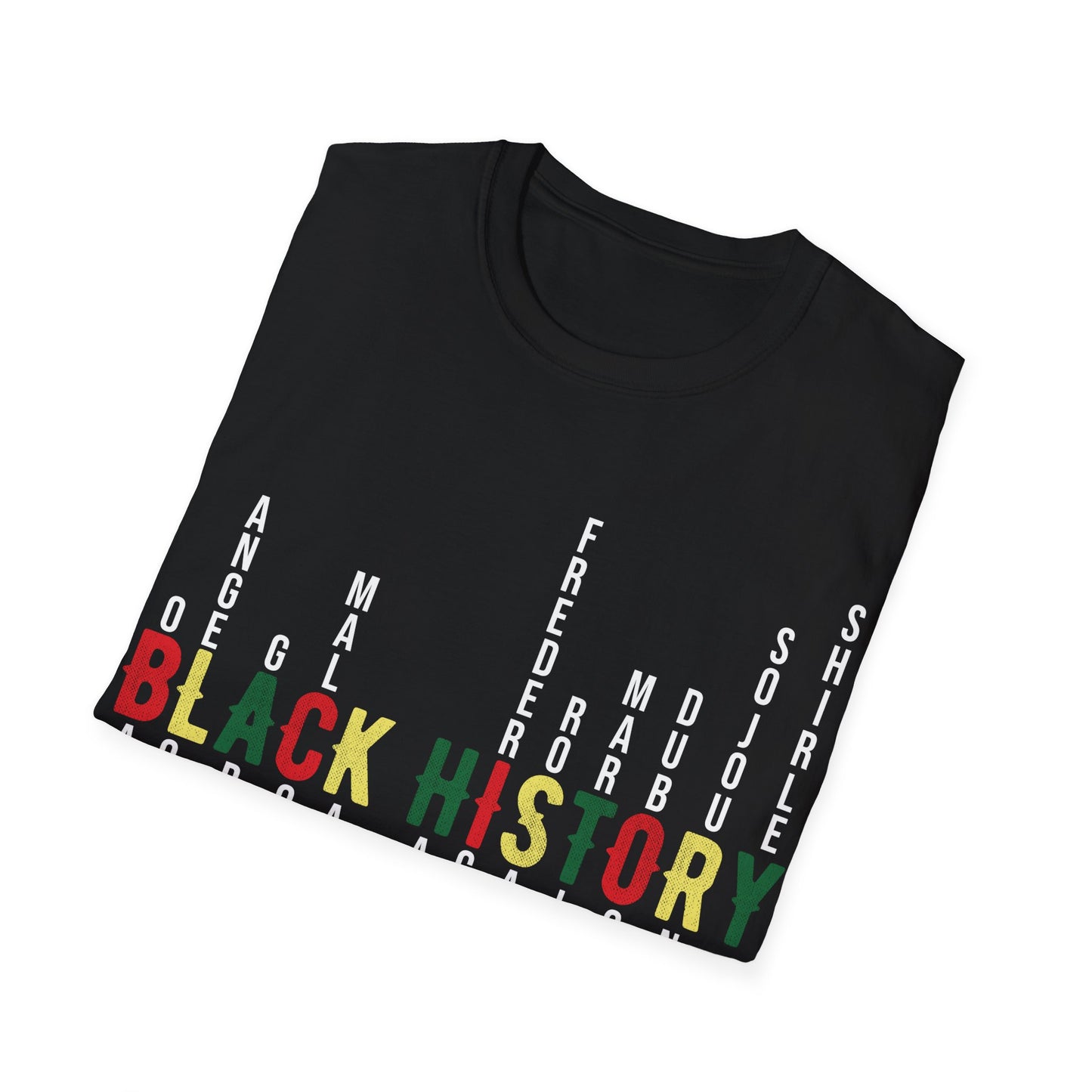 Black history leaders 2 Unisex Softstyle T-Shirt