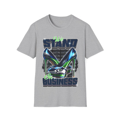 Stand on Business Sea Unisex Softstyle T-Shirt