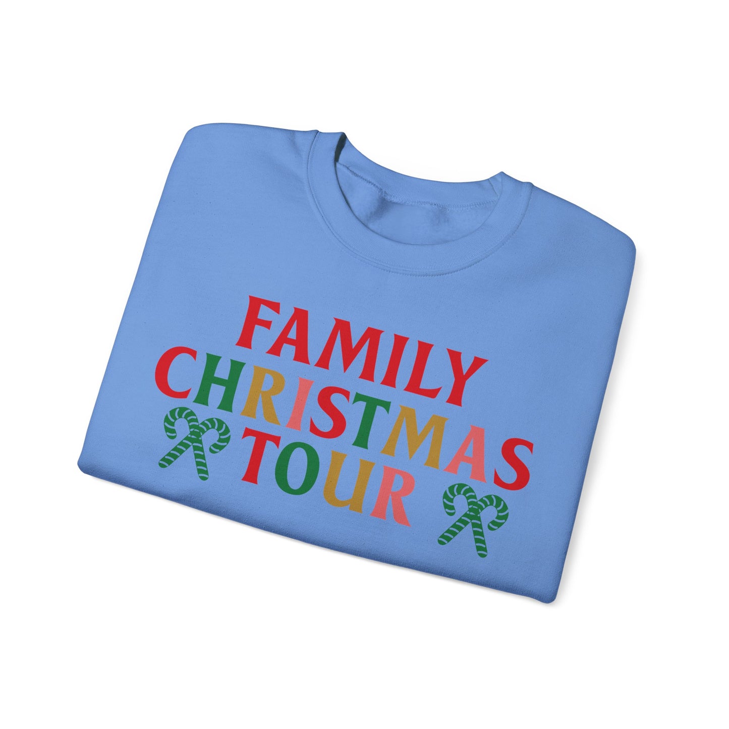 Family Christmas Tour 2024 Unisex Heavy Blend™ Crewneck Sweatshirt