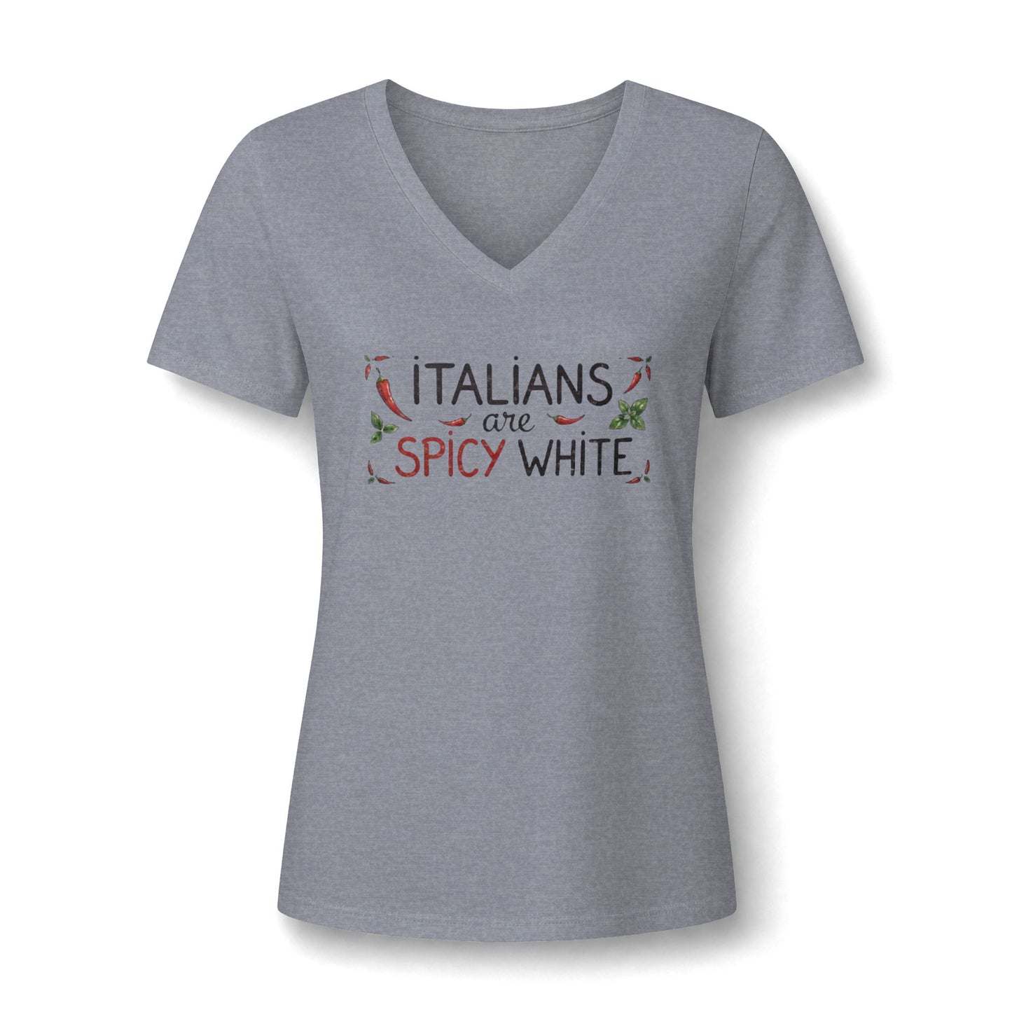 Lisa 2 Women's Relaxed Heather CVC V-Neck Tee