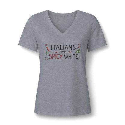 Lisa 2 Women's Relaxed Heather CVC V-Neck Tee