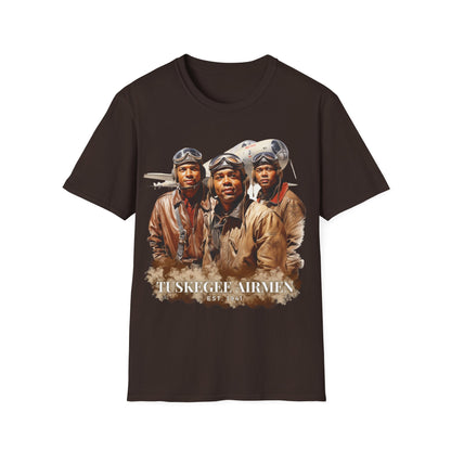 Tuskegee Airmen Unisex Softstyle T-Shirt - Celebrating History and Heritage