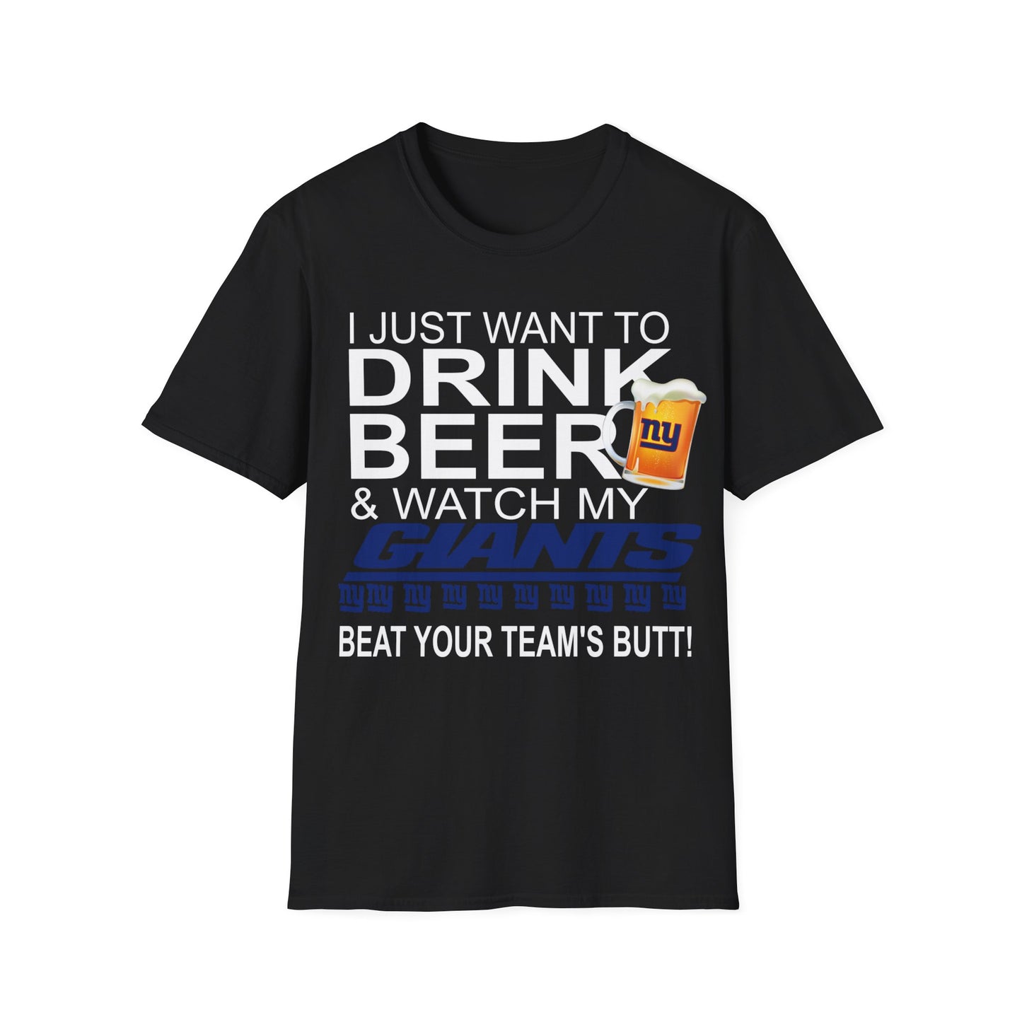 Drink beer ny Unisex Softstyle T-Shirt