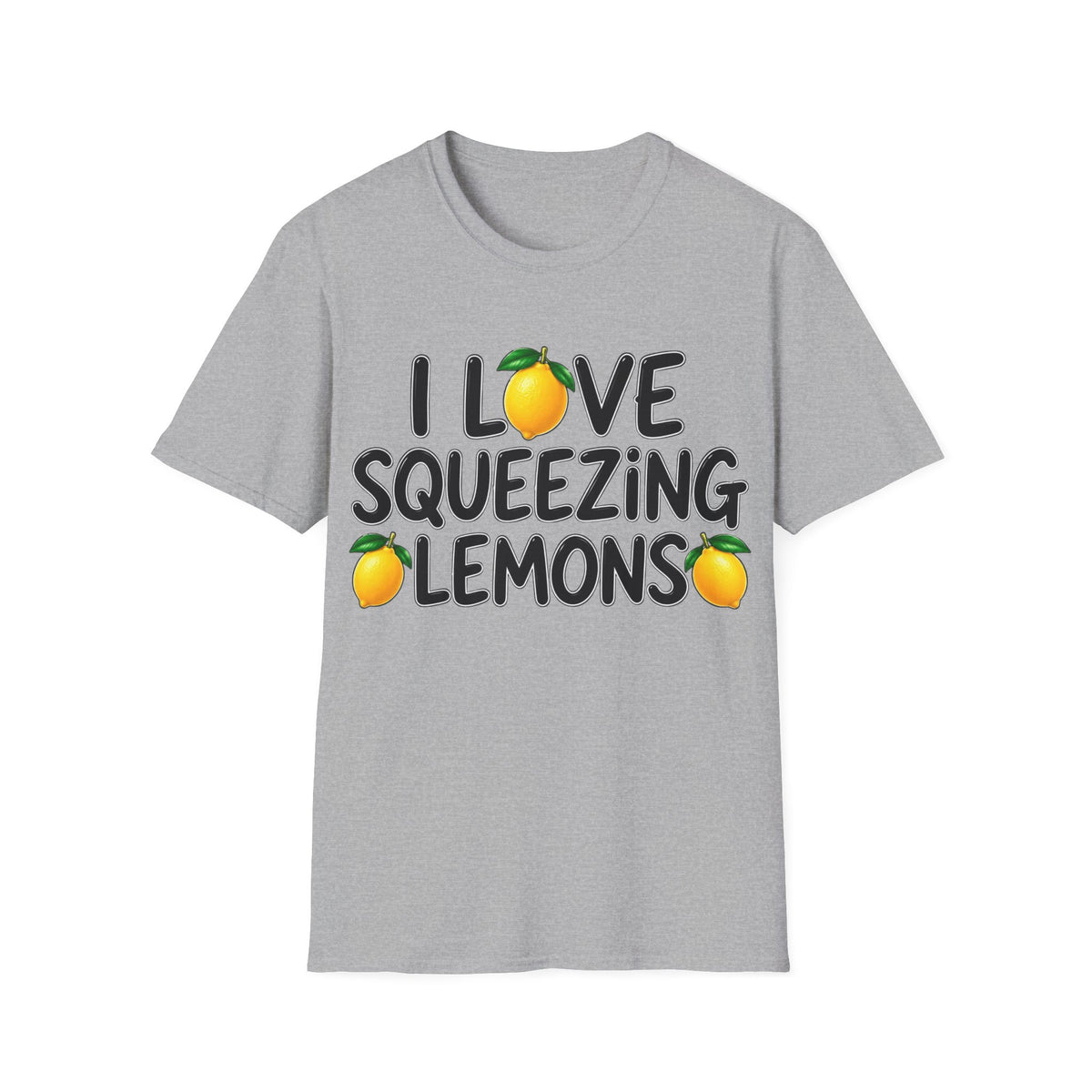 I love squeezing lemons Unisex Softstyle T-Shirt