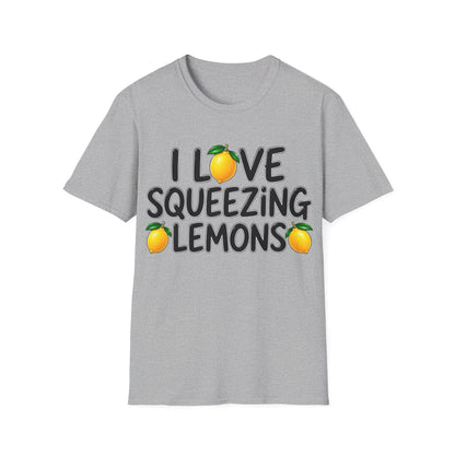 I love squeezing lemons Unisex Softstyle T-Shirt