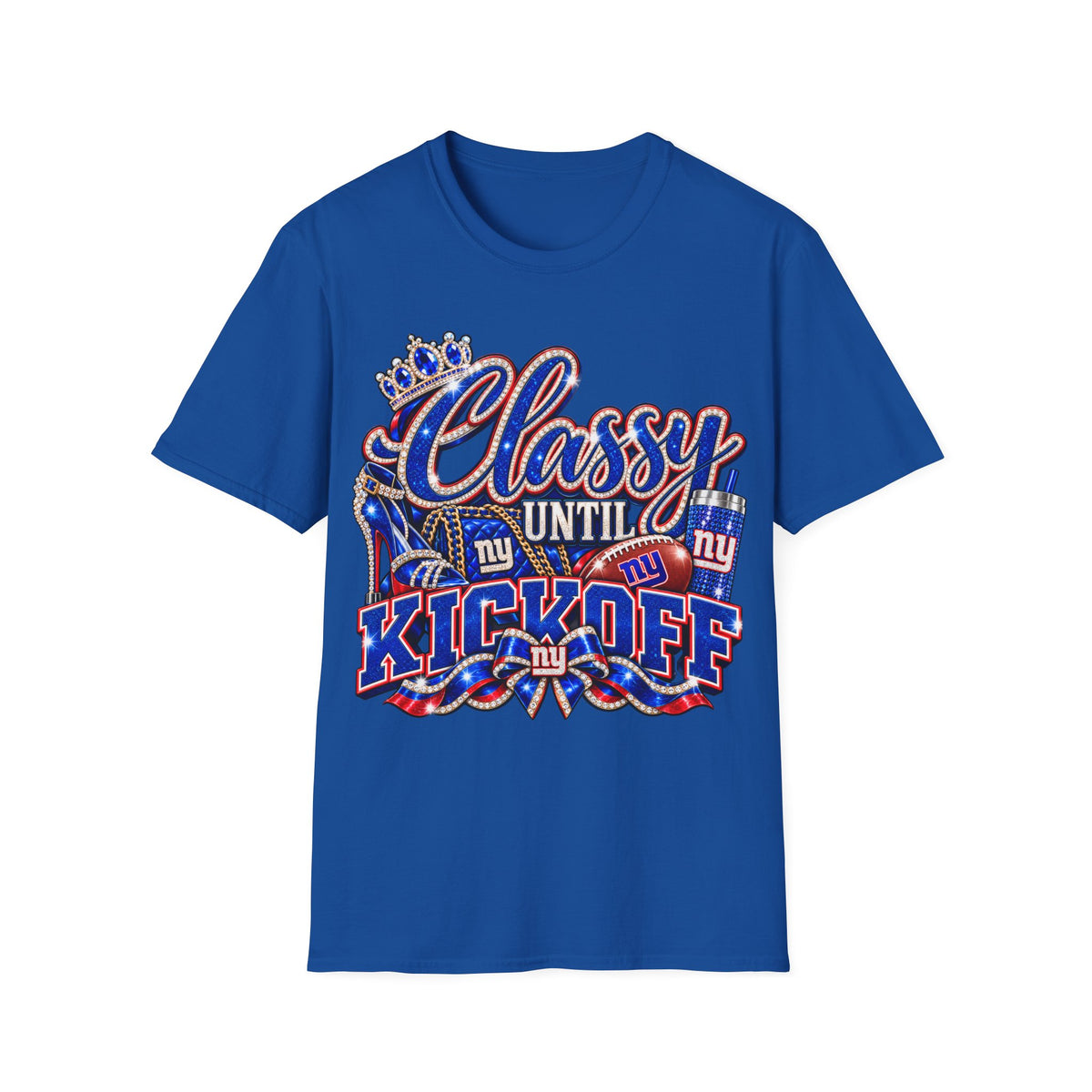 Classy until kickoff 2 Unisex Softstyle T-Shirt