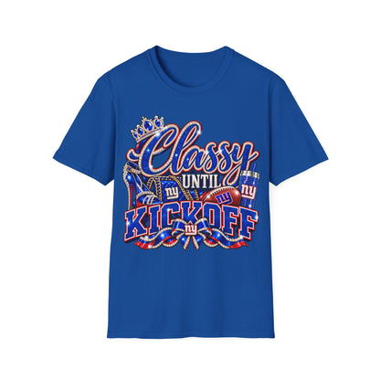 Classy until kickoff 2 Unisex Softstyle T-Shirt