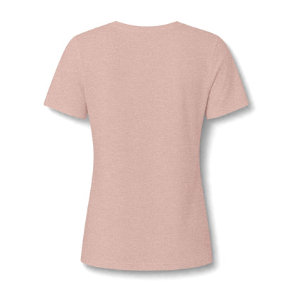 Lisa 2 Women's Relaxed Heather CVC V-Neck Tee