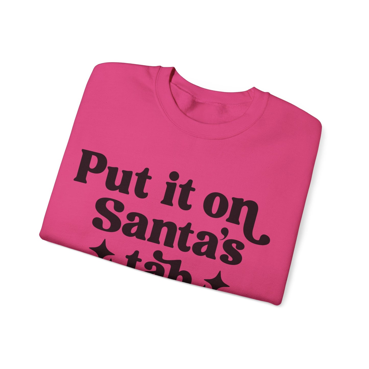 Put it on Sant's Tab Unisex Heavy Blend™ Crewneck Sweatshirt