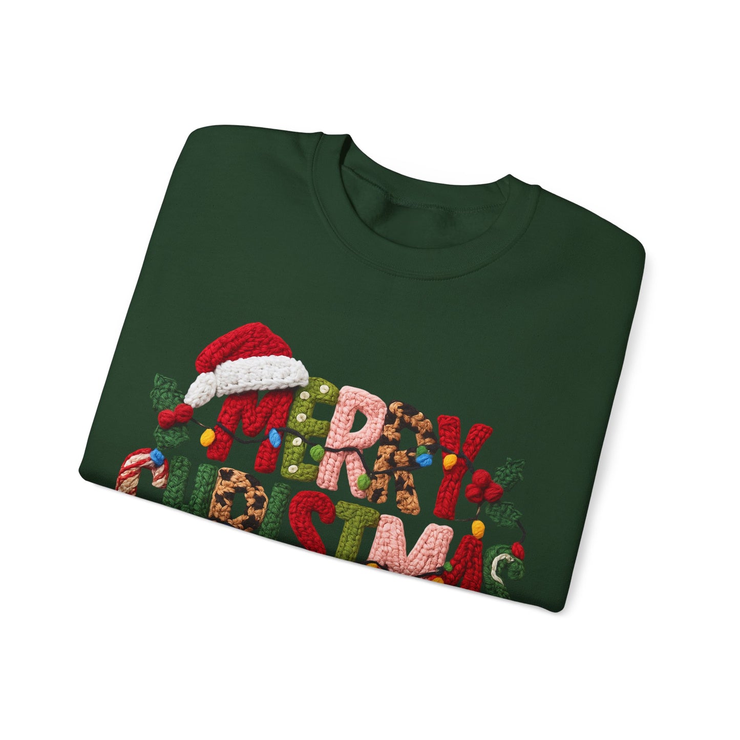 Merry Christmas, yarn Unisex Heavy Blend™ Crewneck Sweatshirt