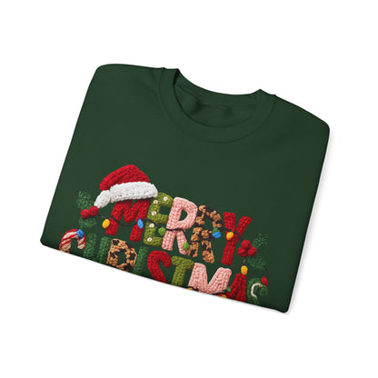Merry Christmas, yarn Unisex Heavy Blend™ Crewneck Sweatshirt