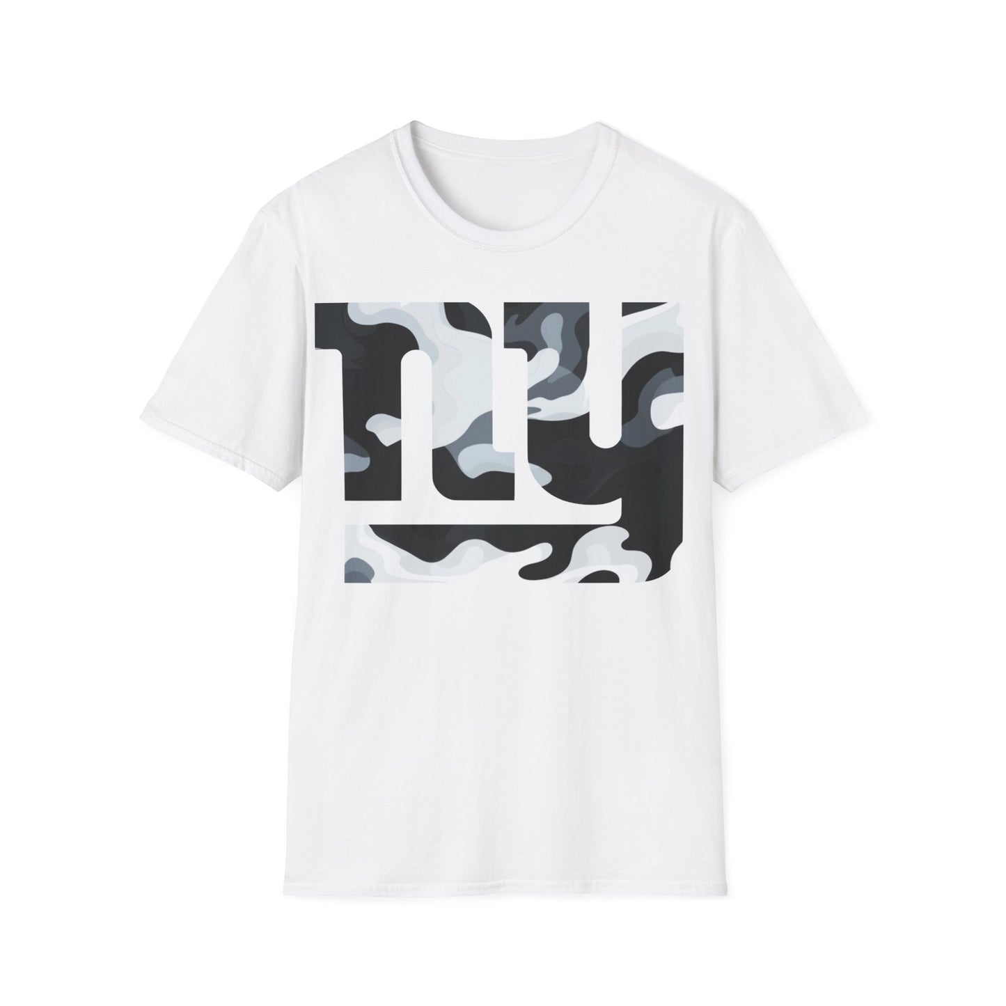 black camo Unisex Softstyle T-Shirt