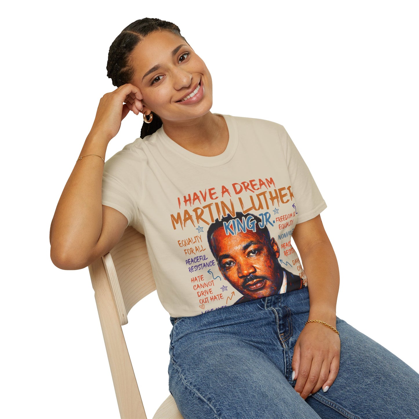 Martin L. King, Jr Unisex Softstyle T-Shirt
