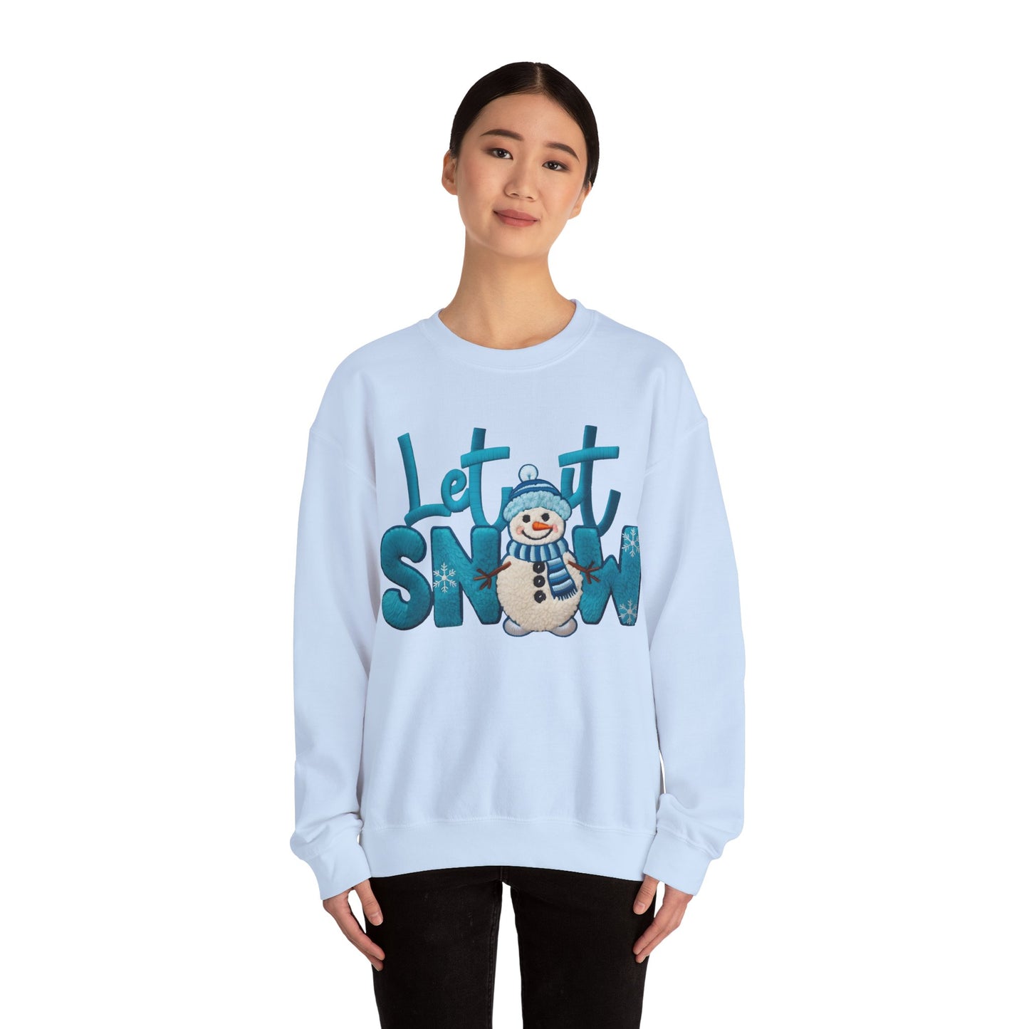Let it Snow Unisex Heavy Blend™ Crewneck Sweatshirt