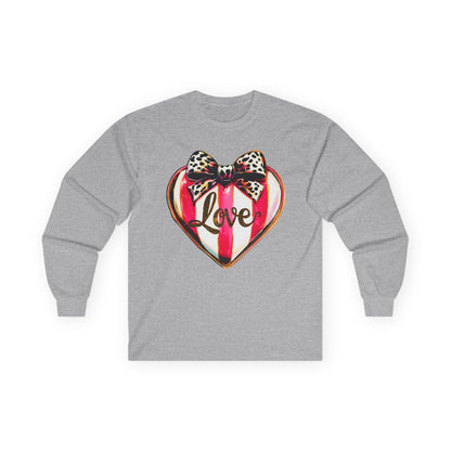 Love/heart Unisex Ultra Cotton Long Sleeve Tee