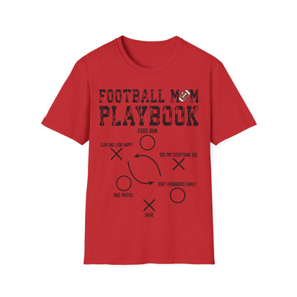 Football Mom Playbook Unisex Softstyle T-Shirt