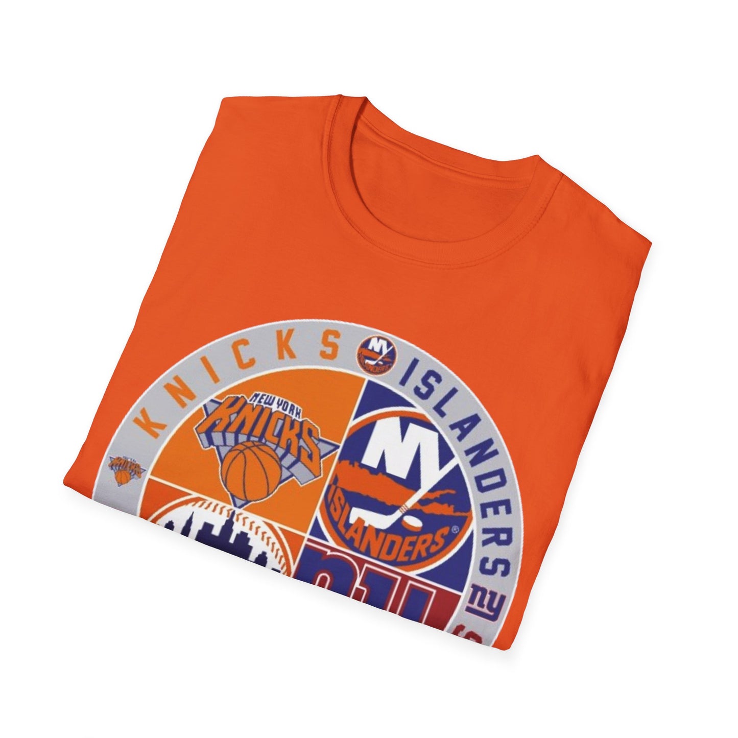 NY sports teams nyk nyi nyg nym Unisex Softstyle T-Shirt