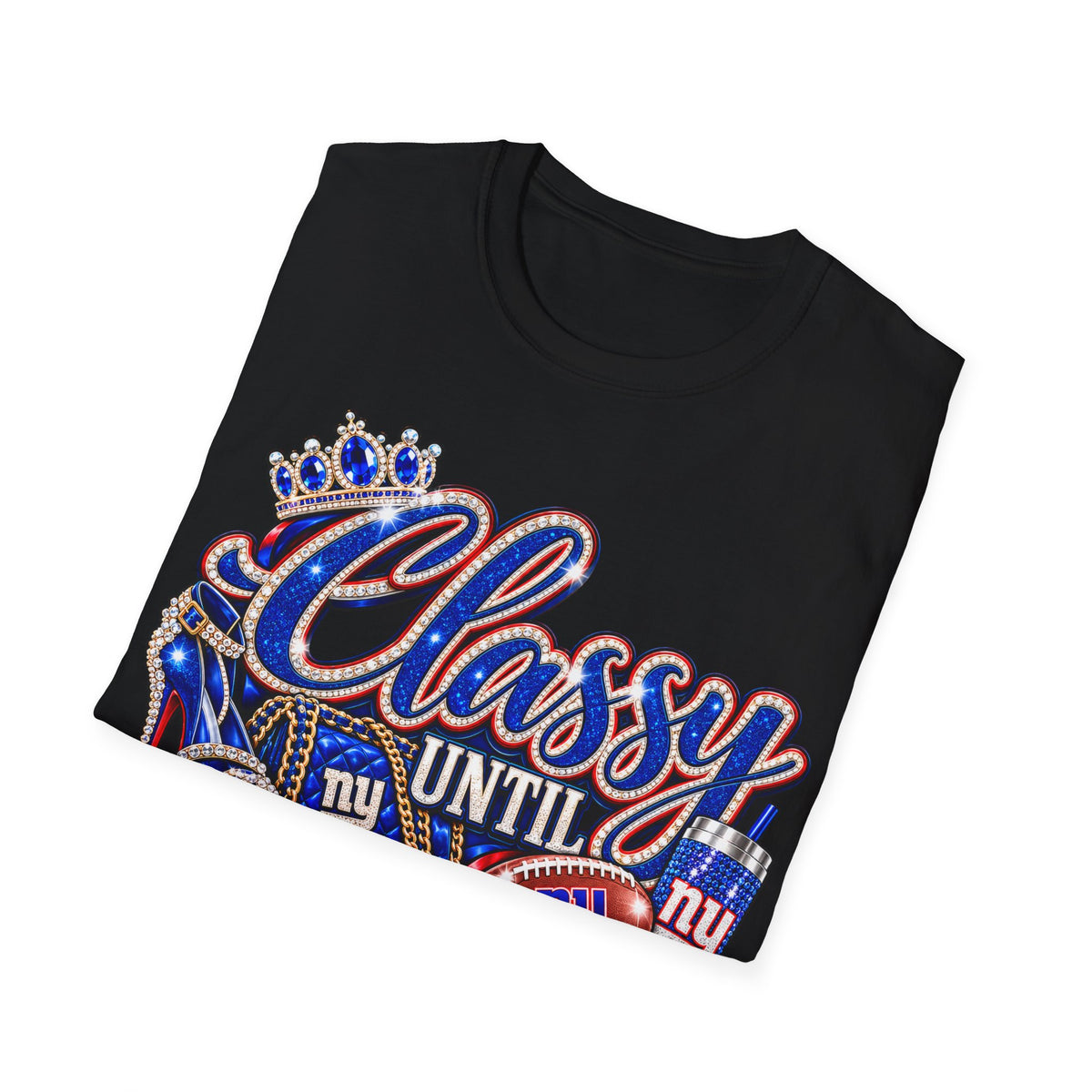 Classy until kickoff 2 Unisex Softstyle T-Shirt