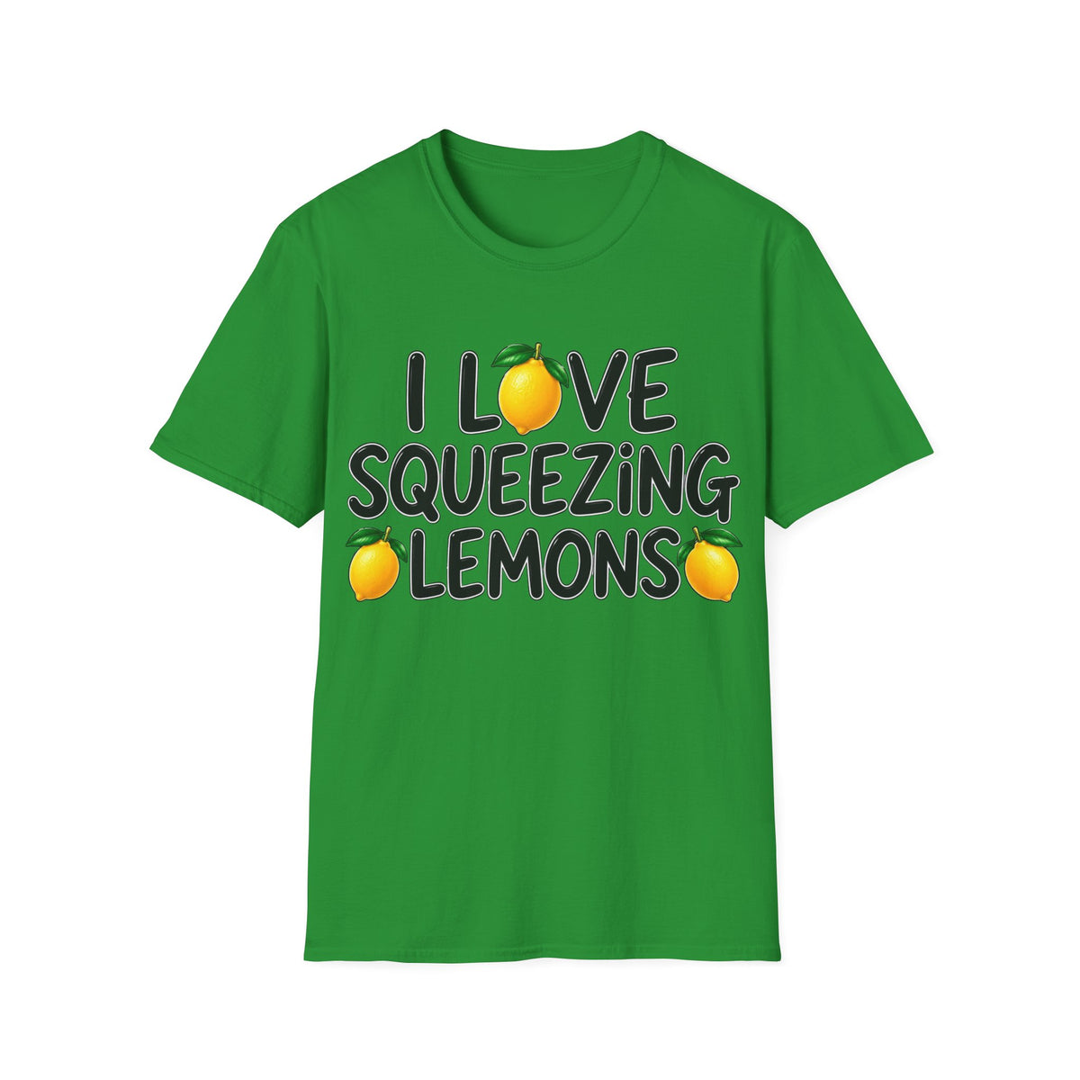 I love squeezing lemons Unisex Softstyle T-Shirt