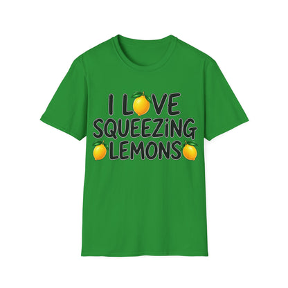 I love squeezing lemons Unisex Softstyle T-Shirt