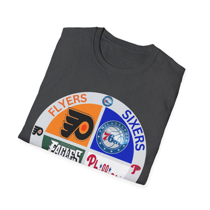 Sports Collage Philly Unisex Softstyle T-Shirt