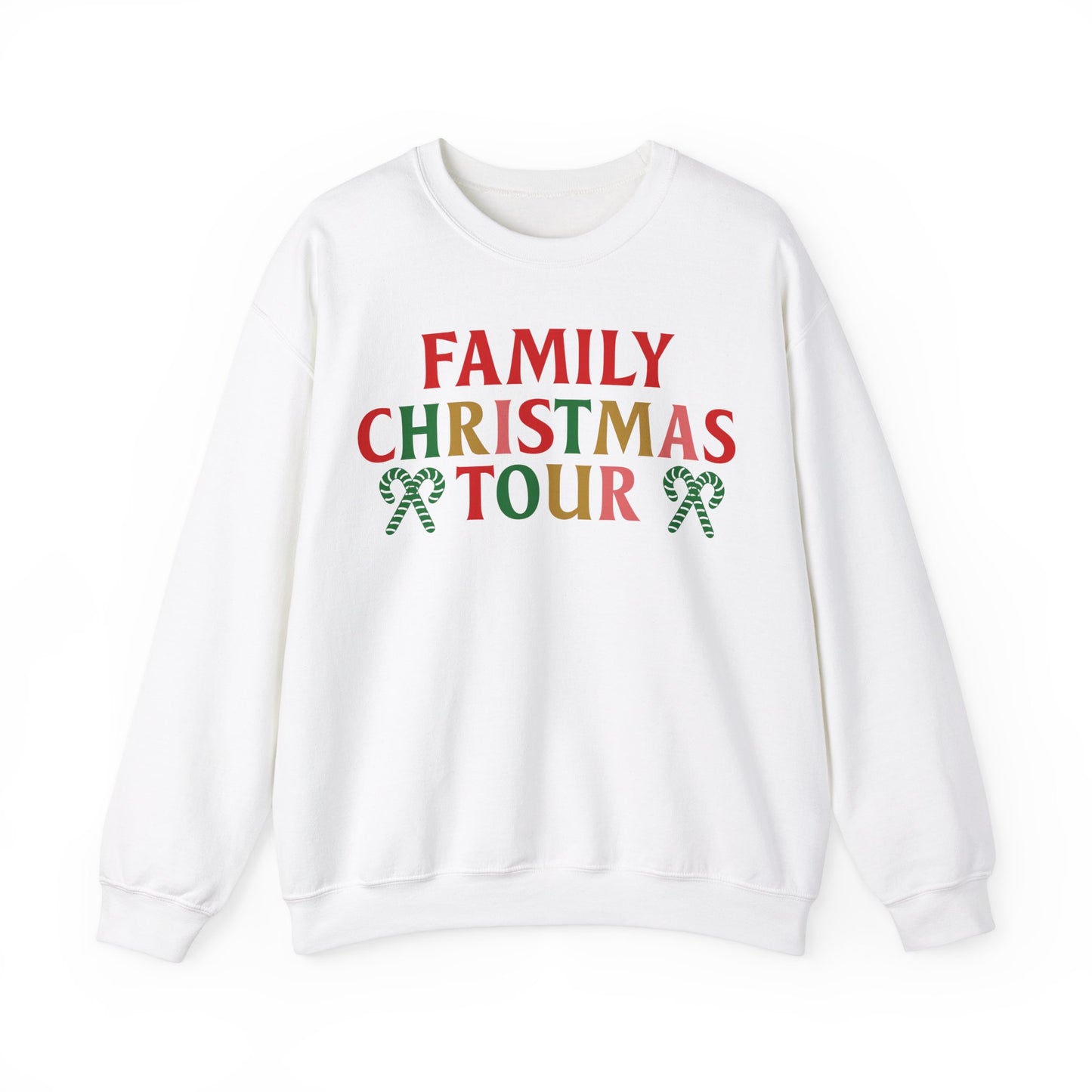 Family Christmas Tour 2024 Unisex Heavy Blend™ Crewneck Sweatshirt