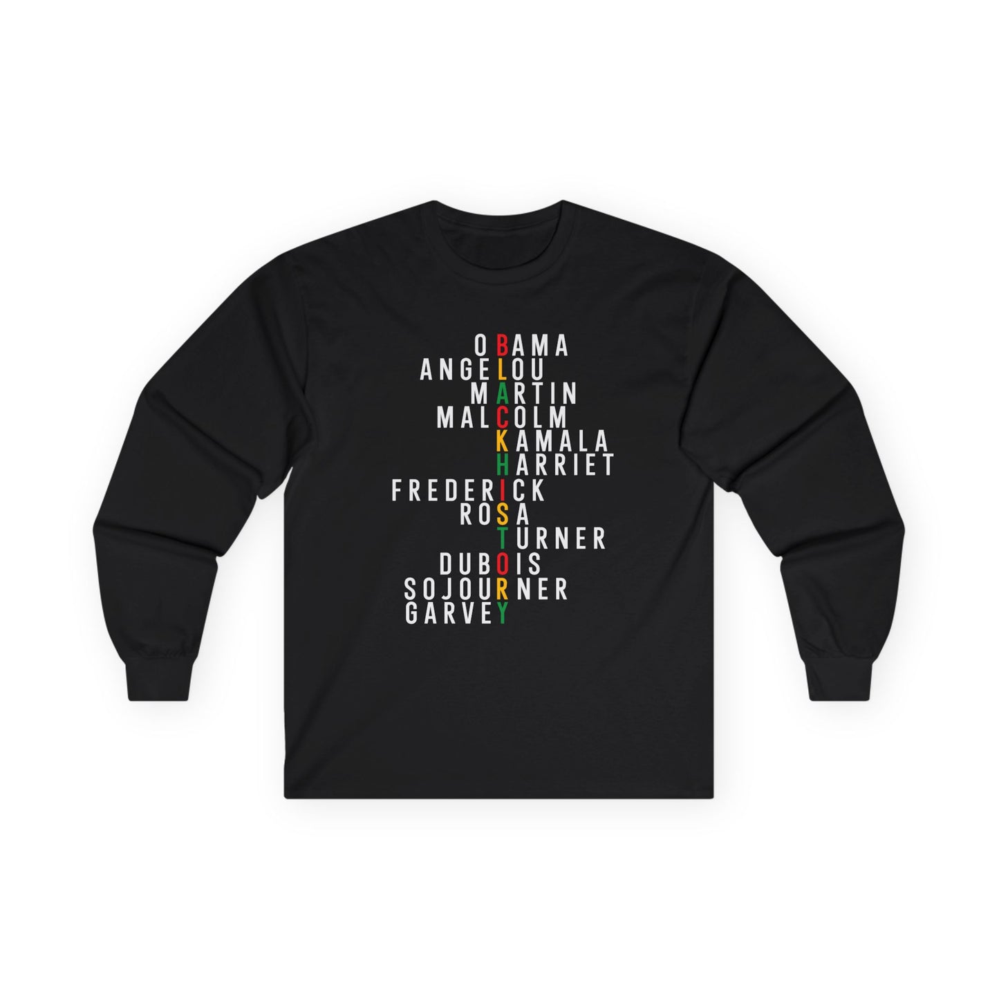 Black history names Unisex Ultra Cotton Long Sleeve Tee